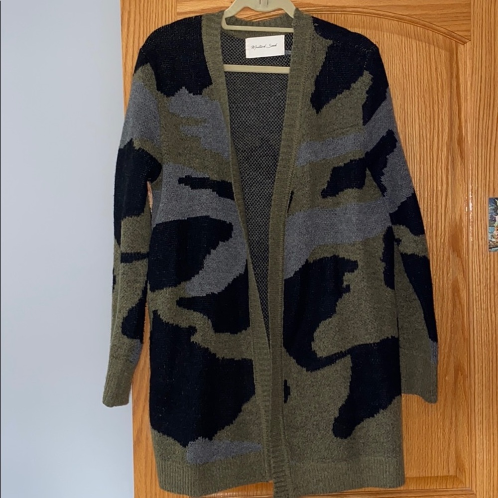 Camo cardigan